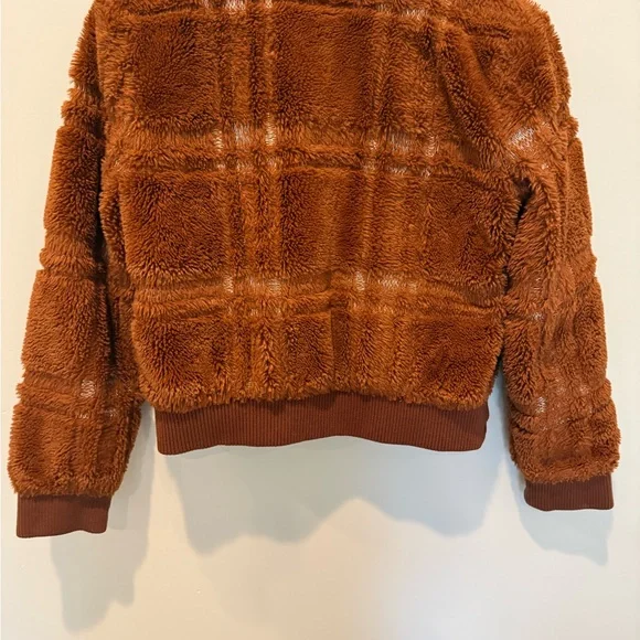 💋Anthropologie Tan Teddy Jacket 019 - Picture 3 of 6